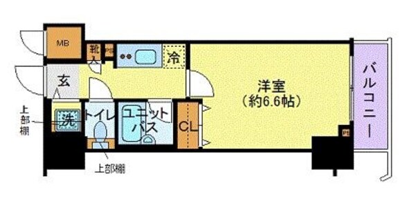 伊勢佐木長者町駅 徒歩2分 8階の物件間取画像